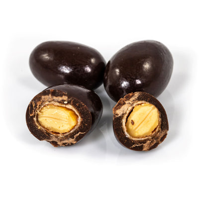 Amandes enrobées de chocolat noir (73%)
